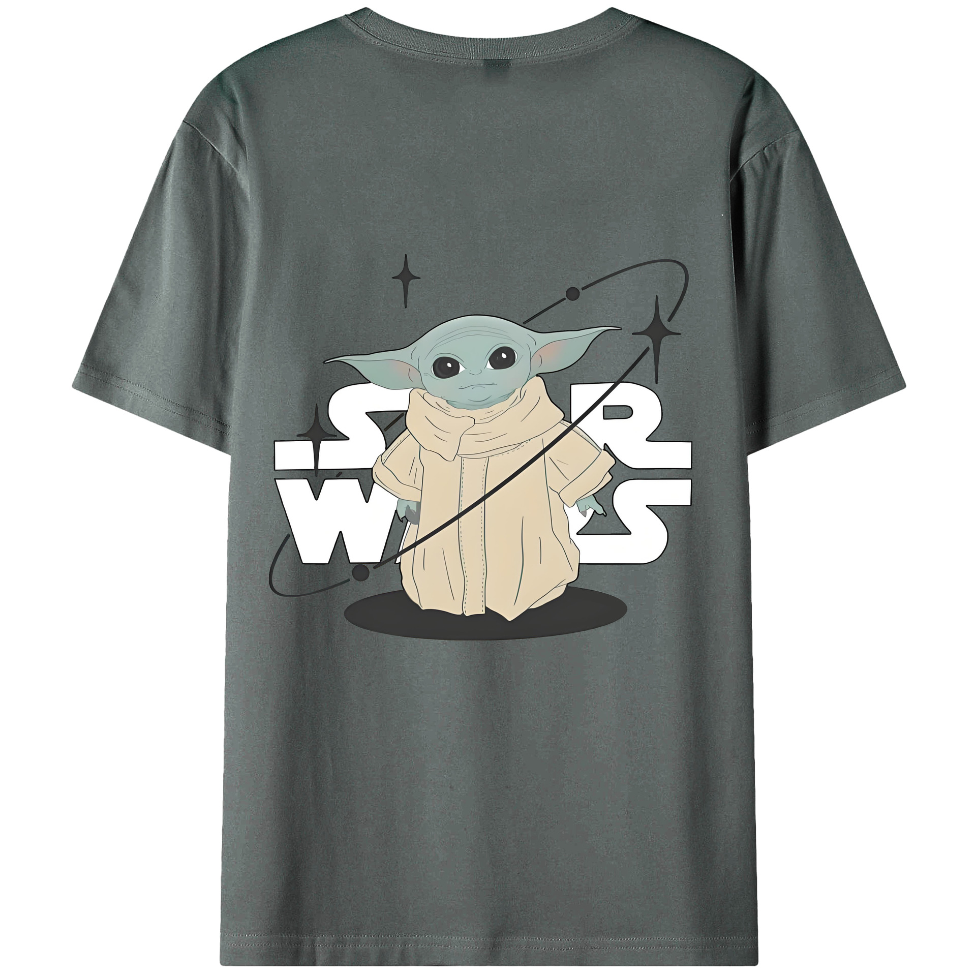（画像用） スター・ウォーズ Star Wars 綿100％ メンズ半袖Tシャツ（バックプリント） 通気性